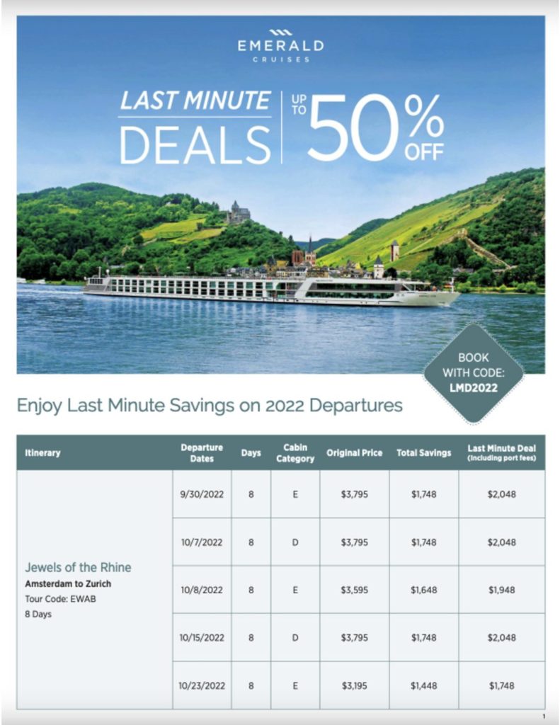 Emerald Cruises Rivers